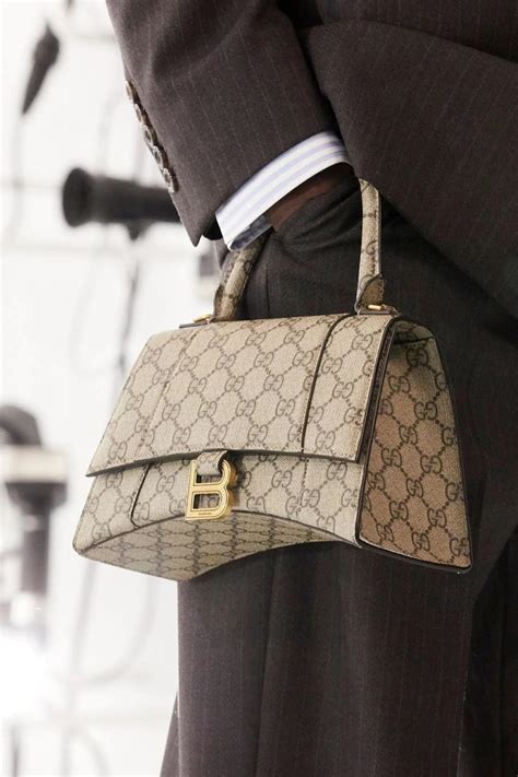 balenciaga gucci collab hourglass bag|Balenciaga Gucci crossbody.